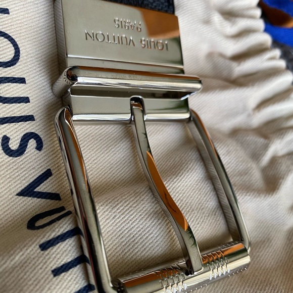 LV BELT DAMIER PRINT 40MM REVERSIBLE - Picture 6 of 8